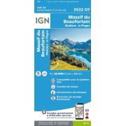 Massif du Beaufortain 3532OT Top25 IGN